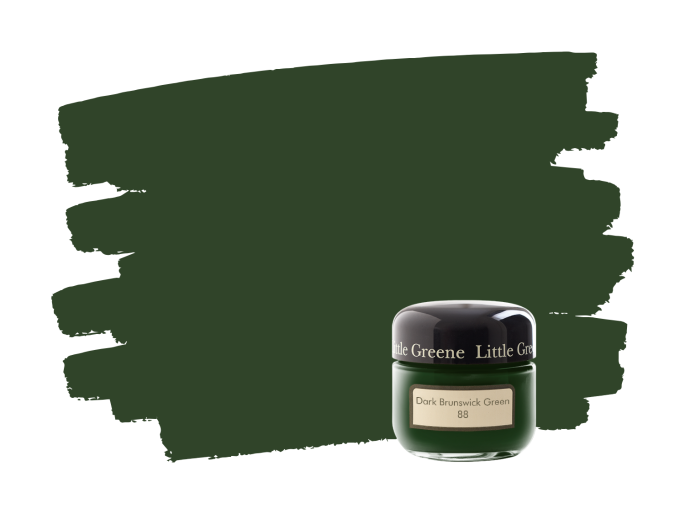 Little Greene Vert Brunswick foncé 88 pot échantillon