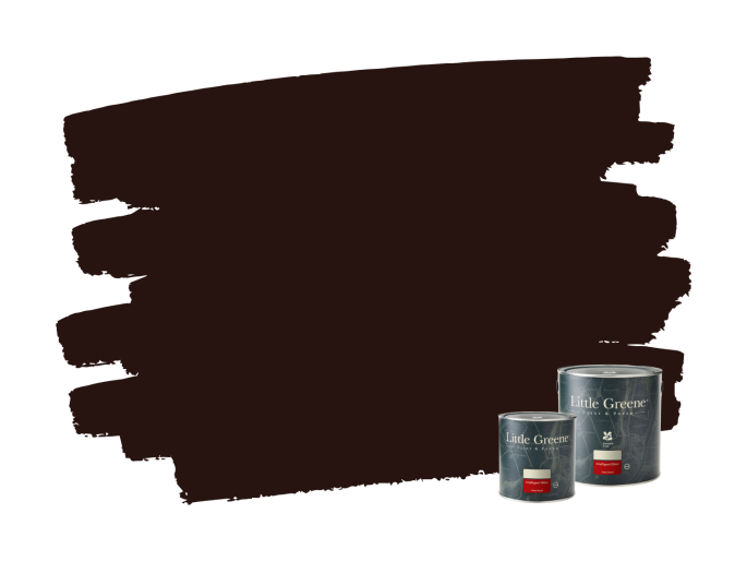 Little Greene Intelligent Gloss - Purple Brown 8