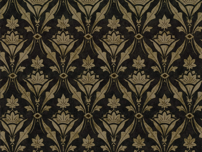 Borough High Street - Stamp papier peint Little Greene avec des teintes foncées