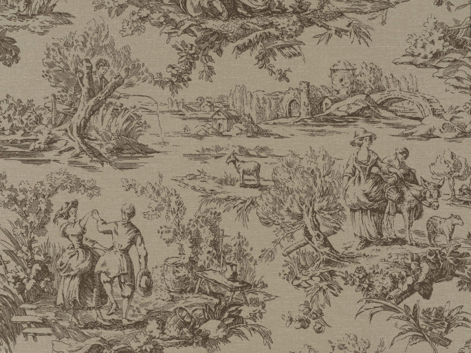 Little Greene Toile des Amoureux - Grenier II