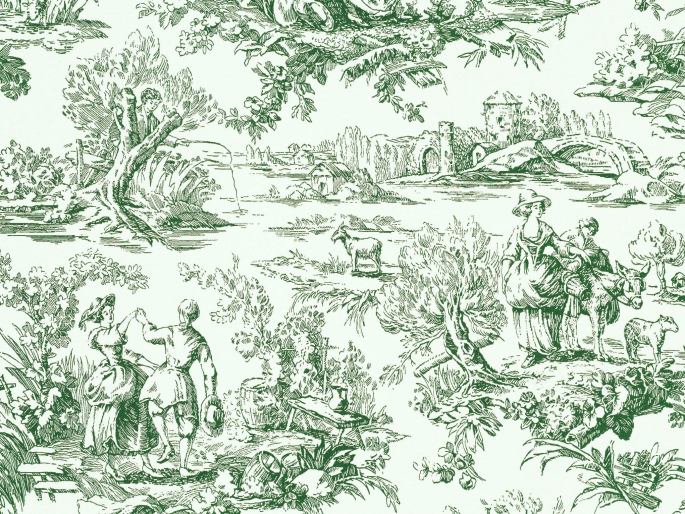 Little Greene Toile des amoureux - Puck