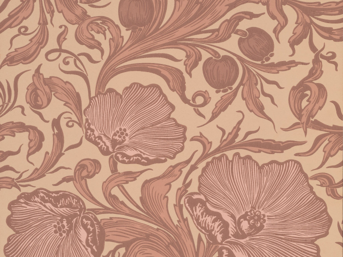 Little Greene Poppy Trail - Mascarade