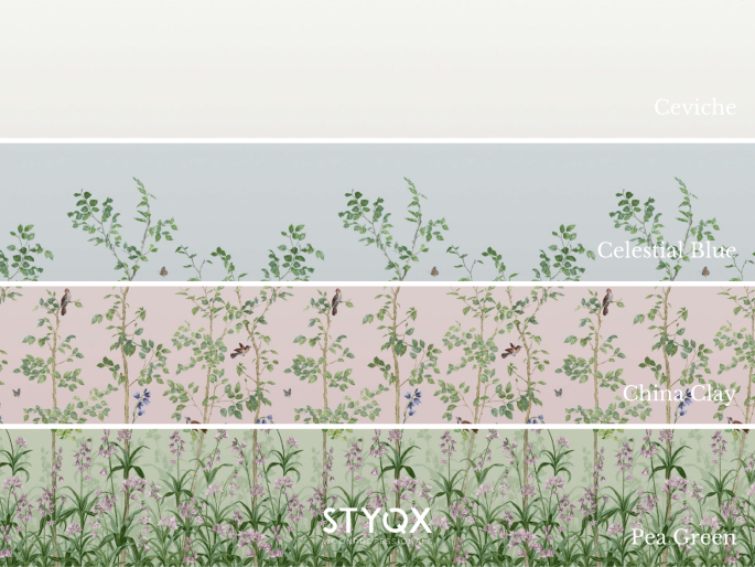 Little Greene Bird & Bluebell - Argile de Chine