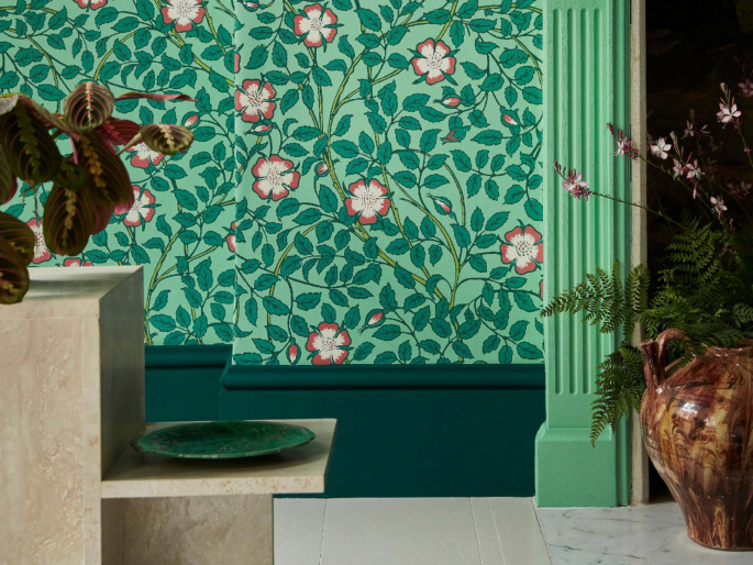Little Greene Briar Rose - Vert Verditer