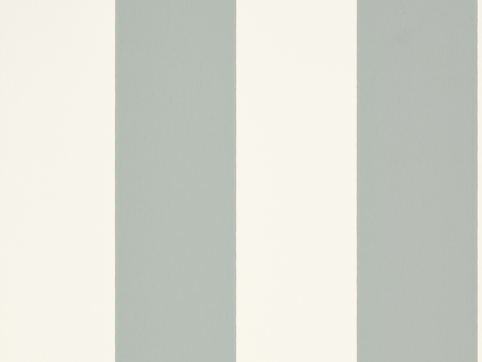 Little Greene papier peint à larges rayures bleu ciel