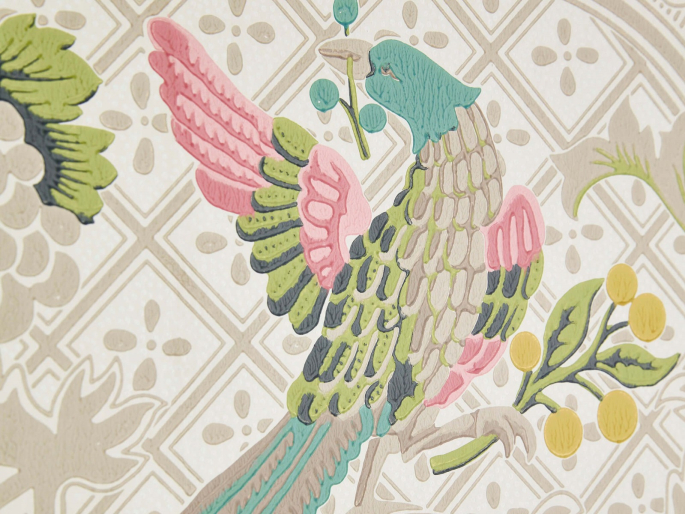 Photo détaillée de l'oiseau de Brodsworth - Consort papier peint