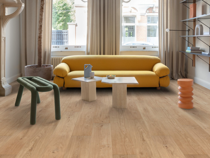 Floorify Planches longues Cognac F019T - cliquez Vinyle