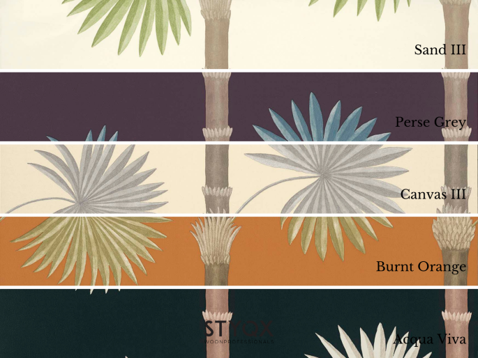 Paint & Paper Library Hardy Palm - Acqua Viva