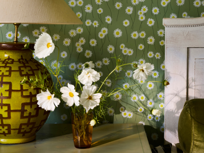 Little Greene Marguerites de lune - Jardin