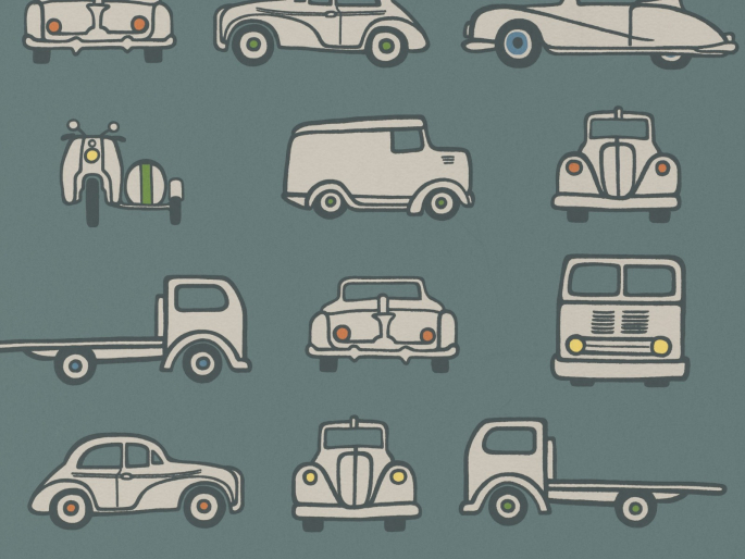 Little Greene papier peint Pli Road Trip