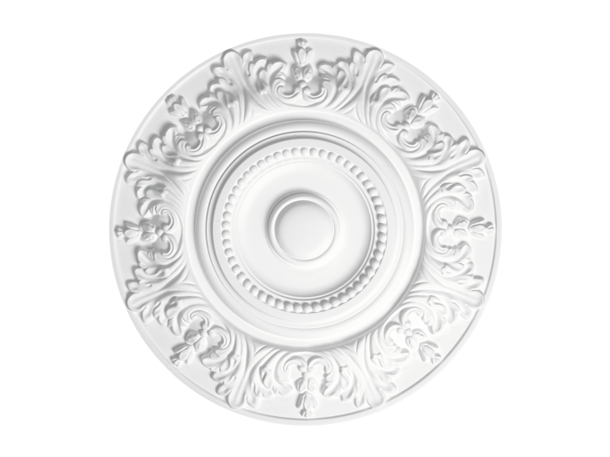 Plafond à ornement floral somptueux de taille moyenne