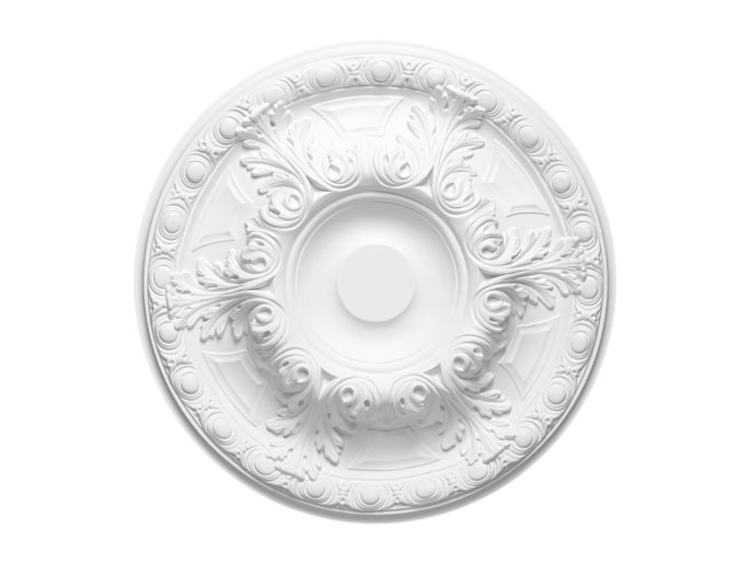 Rosace de plafond au design classique avec des ailes