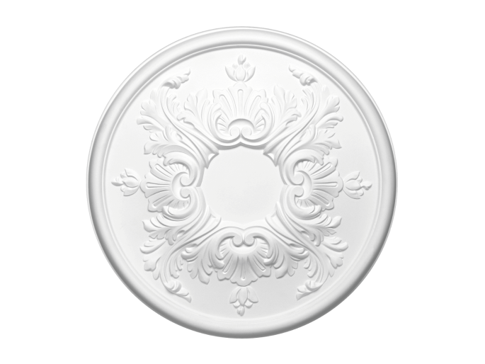 Petit(e) et élégant(e) rosace avec des motifs floraux pour un(e) intérieur élégant(e)