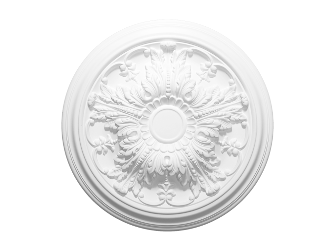 Moyen rond ornement de plafond