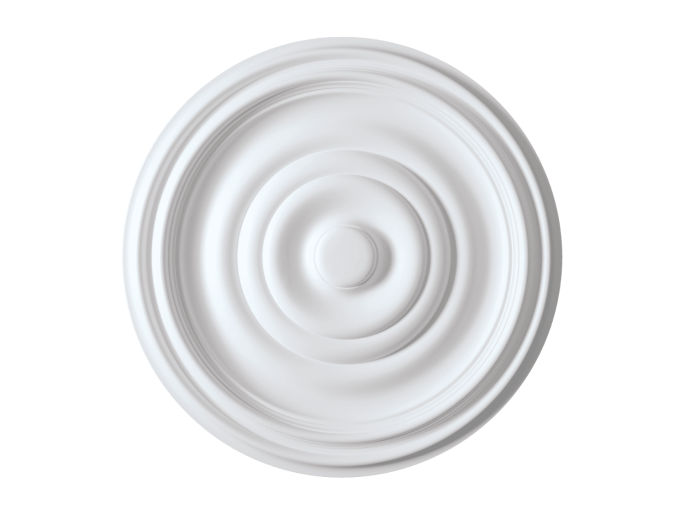 Ornement de plafond minimaliste au design épuré