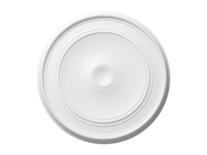Grand ornement de plafond au design épuré