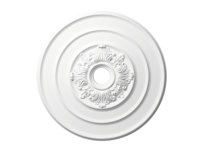 Grand ornement de plafond élégant
