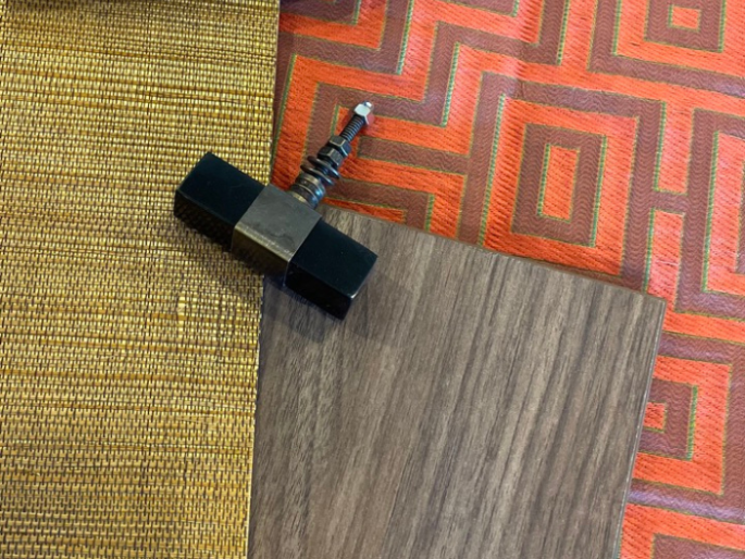 Catchii sisal papier peint Goudgeel - S010