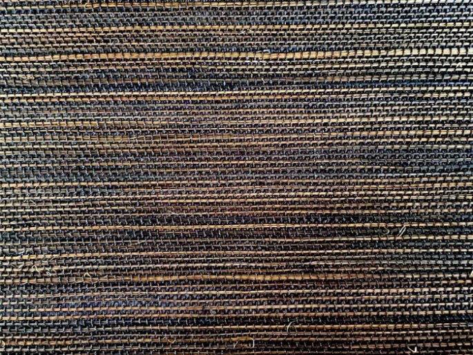 Catchii sisal papier peint Zwart Brons Mix - S013