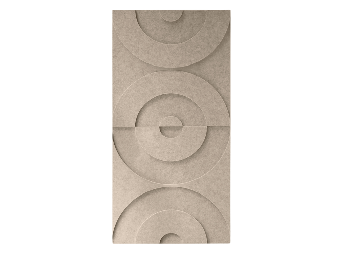 Maeven Art acoustique panneaux 3D Maya II - Beige (lot de 2)