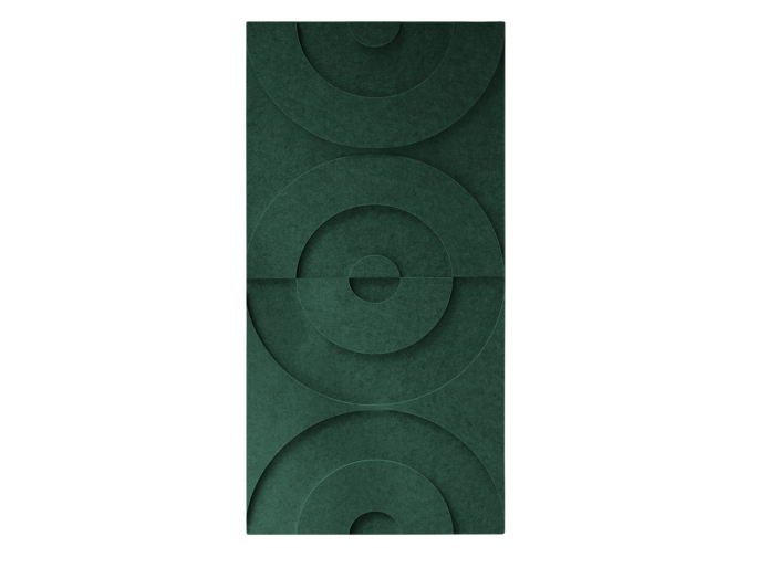 Maeven Art acoustique panneaux 3D Maya II - Deep Green (lot de 2)