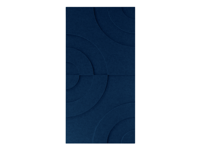 Maeven Art acoustique panneaux 3D Maya III - bleu marine (lot de 2)