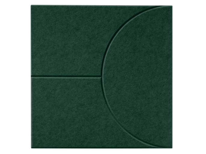 Maeven Art panneau acoustique Sadé IV - Vert profond