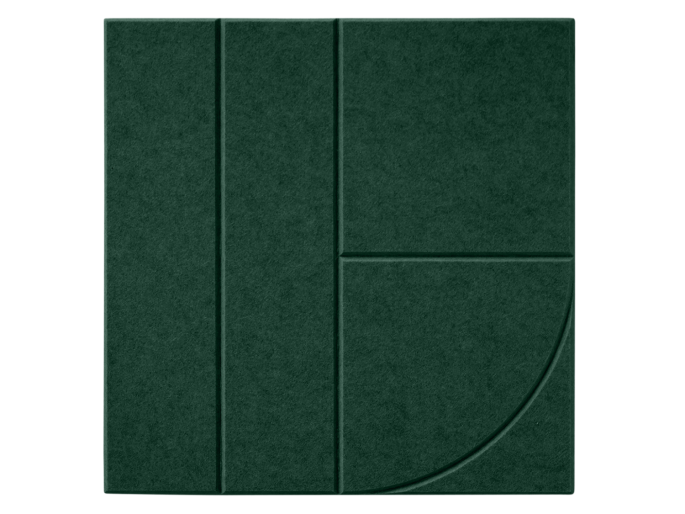 Maeven Art panneau acoustique Sadé VIII - Vert profond