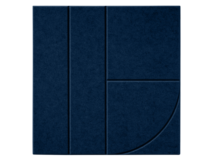 Maeven Art panneau acoustique Sadé VIII - bleu marine