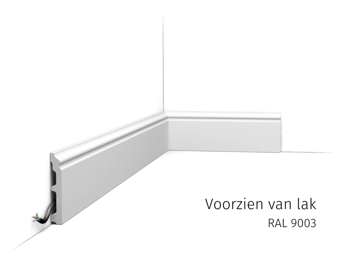 Orac plinthe de sol SX173 RAL9003